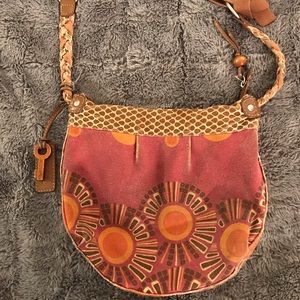 Fossil Boho Flower Cross Body
